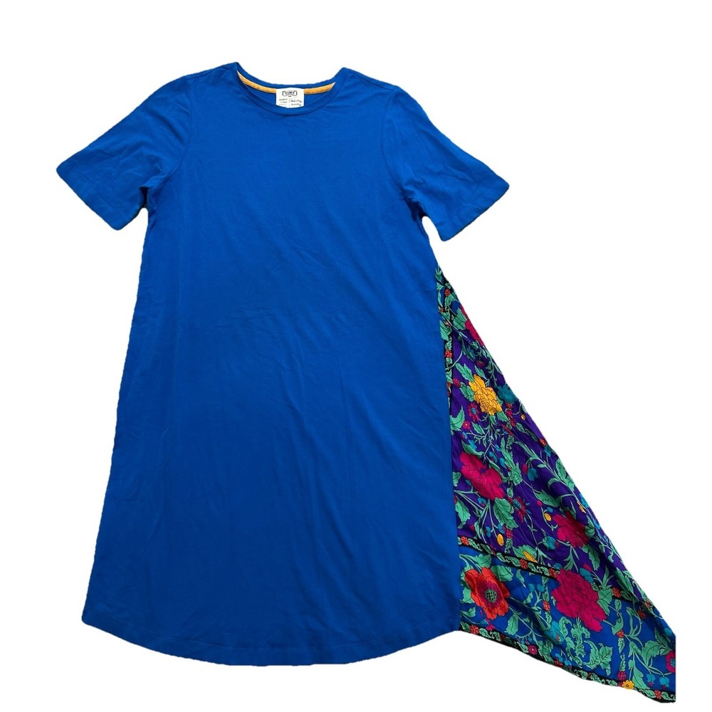 Anthropologie Tiny Women's S Giulia Contrast Tee‎ Dress Moss Floral